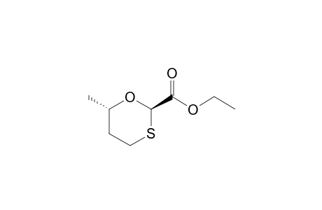 ethyl (2R,6S)-6-methyl-1,3-oxathiane-2-carboxylate