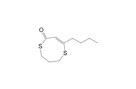 (7Z)-8-butyl-3,4-dihydro-2H-1,5-dithiocin-6-one