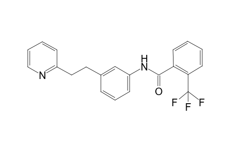 N-{3-[2-(pyridin-2-yl)ethyl]phenyl}-2-(trifluoromethyl)benzamide