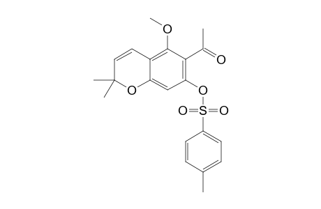 6-ACETYL-5-METHOXY-2,2-DIMETHYL-7-TOSYLOXY-2H-CHROMENE