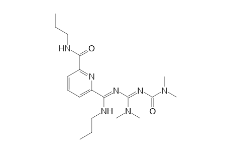 6-[3',5'-bis(Dimethylamino)-1'-(propylamino)-6'-oxa-2',4'-diaza-1',3',5'-hexatrienyl]-N-propylpyridine-2-carboxamide