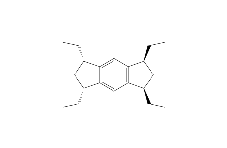 (1R*,3S*,5S*,7R*)-1,2,3,5,6,7-Hexahydro-1,3,5,7-tetraethyl-s-indacene