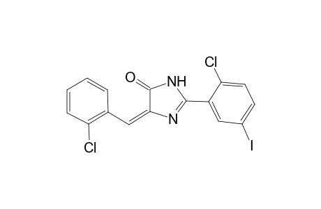 (5E)-5-(2-Chlorobenzylidene)-2-(2-chloro-5-iodophenyl)-3,5-dihydro-4H-imidazol-4-one