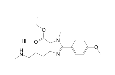 Ethyl 2-(4-methoxyphenyl)-1-methyl-4-[3-(methylamino)propyl]imidazole-5-carboxylate Hydroiodide