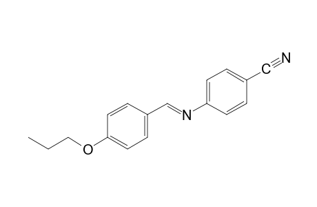 p-[(p-propoxybenzylidene)amino]benzonitrile