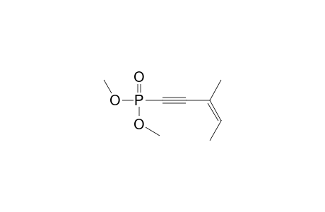 trans-(3-Methyl-3-penten-1-ynyl)phosphonic acid, dimethyl ester