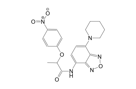 2-(4-nitrophenoxy)-N-[7-(1-piperidinyl)-2,1,3-benzoxadiazol-4-yl]propanamide