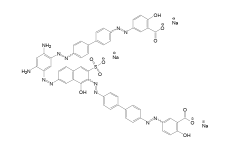 (Salicylacid[-benzidine)-](gamma-acid->m-phenylendiamin)<-
