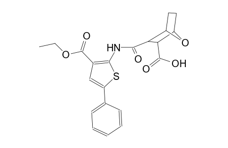 3-({[3-(ethoxycarbonyl)-5-phenyl-2-thienyl]amino}carbonyl)-7-oxabicyclo[2.2.1]heptane-2-carboxylic acid