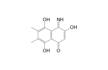 6,7-Dimethyl-2,5,8-trihydroxy-1,4-naphthoquinone 1-imine