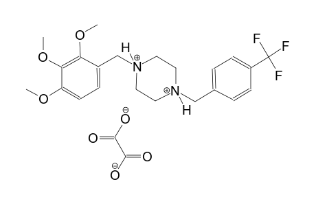 1-[4-(trifluoromethyl)benzyl]-4-(2,3,4-trimethoxybenzyl)piperazinediium oxalate