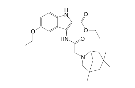 ethyl 5-ethoxy-3-{[(1,3,3-trimethyl-6-azabicyclo[3.2.1]oct-6-yl)acetyl]amino}-1H-indole-2-carboxylate