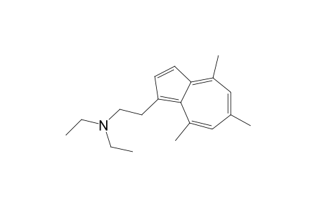 N,N-Diethyl-2-(4,6,8-trimethyl-1-azulenyl)ethanamine