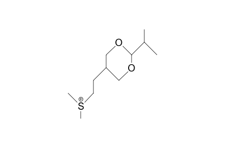 cis-5-Dimethylthioniumethyl-2-isopropyl-1,3-dioxane