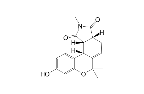 9-Hydroxy-2,6,6-trimethyl-3a,4,11b,11c-tetrahydrochromeno[4,3-e]isoindole-1,3(2H,6H)-dione