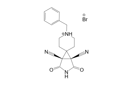 (1R,5S)-1'-Benzyl-2,4-dioxospiro[3-azabicyclo[3.1.0]hexane-6,4'-piperidinium]-1,5-dicarbonitrile bromide