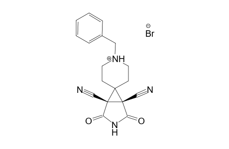 (1R,5S)-1'-Benzyl-2,4-dioxospiro[3-azabicyclo[3.1.0]hexane-6,4'-piperidinium]-1,5-dicarbonitrile bromide