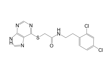 acetamide, N-[2-(2,4-dichlorophenyl)ethyl]-2-(9H-purin-6-ylthio)-
