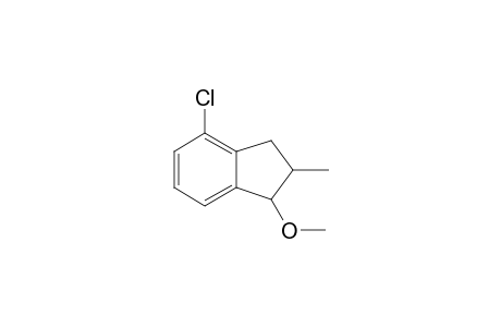 4-Chloro-2-methyl-2,3-dihydro-1H-inden-1-yl methyl ether