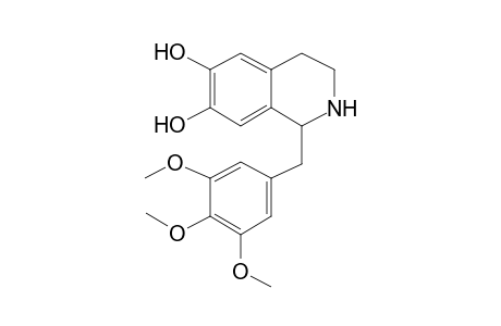1-(3,4,5-Trimethoxybenzyl)-1,2,3,4-tetrahydro-6,7-isoquinolinediol