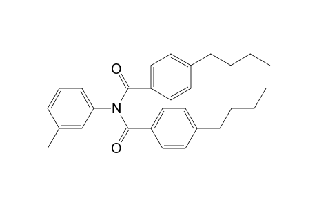 4-Butyl-N-(4-butylbenzoyl)-N-(3-methylphenyl)benzamide