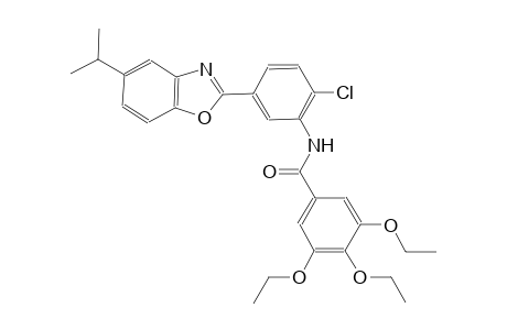 N-[2-chloro-5-(5-isopropyl-1,3-benzoxazol-2-yl)phenyl]-3,4,5-triethoxybenzamide