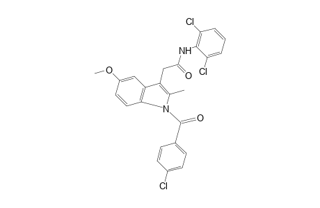 1-(p-CHLOROBENZOYL)-2',6'-DICHLORO-5-METHOXY-2-METHYLINDOLE-3-ACETANILIDE