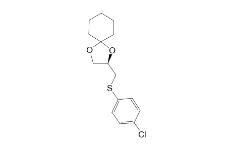 (R)-4-[[(PARA-CHLOROPHENYL)-THIO]-METHYL]-2-SPIRO-CYCLOHEXYL-1,3-DIOXOLANE