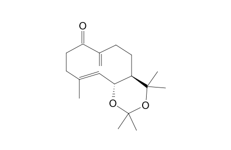 (1R,8E,10R)-8,12,12,14,14-pentamethyl-4-methylidene-11,13-dioxabicyclo[8.4.0]tetradec-8-en-5-one