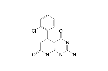 2-AMINO-5-(2'-CHLOROPHENYL)-4,7-DIOXO-1,4,5,6,7,8-HEXAHYDROPYRIDO-[2,3-D]-PYRIMIDINE