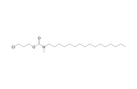 Carbamic acid, N-methyl-N-hexadecyl-, 3-chloropropyl ester