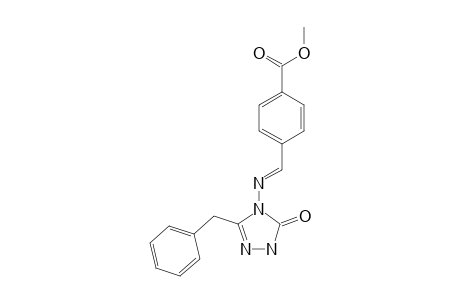 3-BENZYL-4-(4-METHOXYCARBONYLBENZYLIDENAMINO)-4,5-DIHYDRO-1H-1,2,4-TRIAZOL-5-ONE