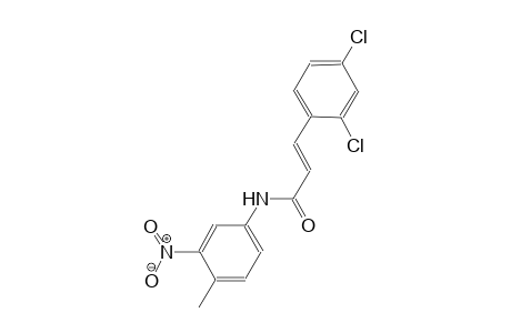 (2E)-3-(2,4-dichlorophenyl)-N-(4-methyl-3-nitrophenyl)-2-propenamide