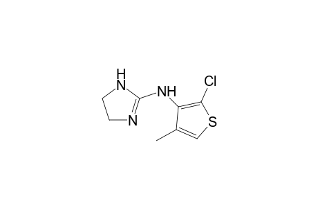 (2-chloro-4-methyl-3-thienyl)-(2-imidazolin-2-yl)amine