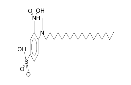 4-methyl(octadecyl)amino-3-nitro-1-benzenesulfonic acid