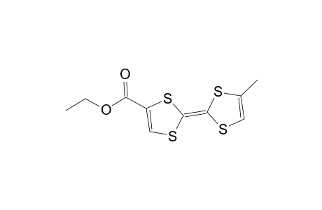 (2Z)-2-(4-methyl-1,3-dithiol-2-ylidene)-1,3-dithiole-4-carboxylic acid ethyl ester