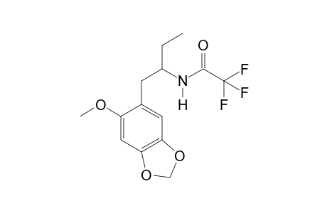 1-(2-Methoxy-4,5-methylenedioxyphenyl)butan-2-amine TFA