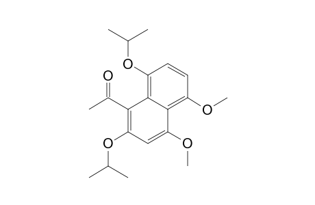 Ethanone, 1-[4,5-dimethoxy-2,8-bis(1-methylethoxy)-1-naphthalenyl]-