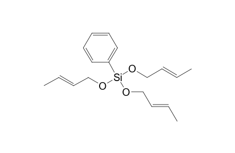 Tri(but-2-enoxy)phenylsilane