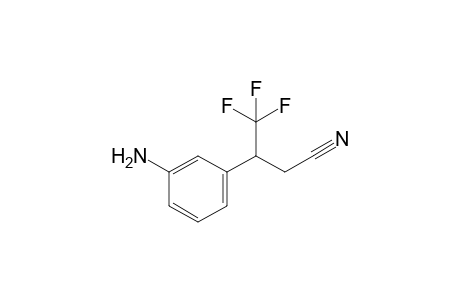 3-(3-Aminophenyl)-4,4,4-trifluorobutanenitrile