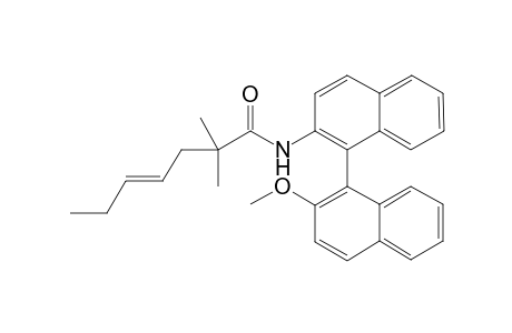 (E)-2-Methyl-2-penten-1-yl (S)-N-(2'-Methoxy-[1,1']binaphthalen-2-yl)propionimidate
