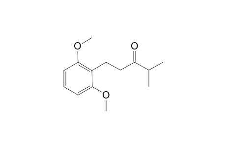 1-(2,6-dimethoxyphenyl)-4-methylpentan-3-one