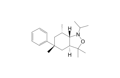 rac-(3aS,5R,7S,7aS)-1-isopropyl-3,3,5,7-tetramethyl-5-phenyloctahydrobenzo[c]isoxazole