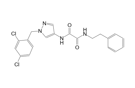 ethanediamide, N~1~-[1-[(2,4-dichlorophenyl)methyl]-1H-pyrazol-4-yl]-N~2~-(2-phenylethyl)-