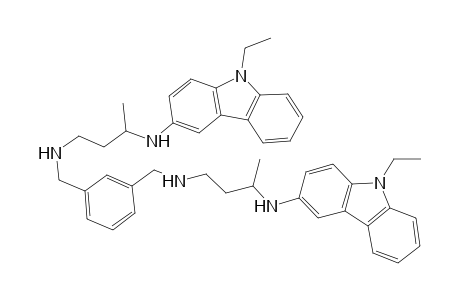 N,N'-bis{[3-(9'-Ethyl-3-carbazolyl)amino]butyl}benzene-1,3-dimethanamine
