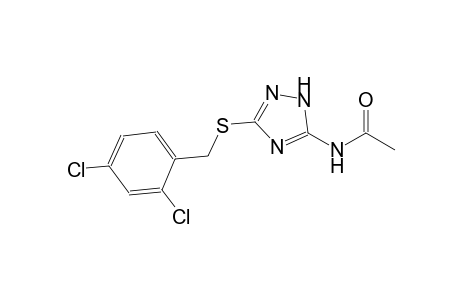 N-{3-[(2,4-dichlorobenzyl)sulfanyl]-1H-1,2,4-triazol-5-yl}acetamide