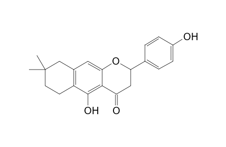 (+/-)-2,3,7,8-Tetrahydro-5-hydroxy-2-(4-hydroxyphenyl)-8,8-dimethyl-4H,6H-benzo[1,2-b:5,4-b']dipyran-4-one