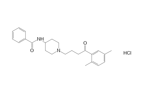 N-{1-[3-(2,5-dimethylbenzoyl)propyl]-4-piperidyl}benzamide, monohydrochloride