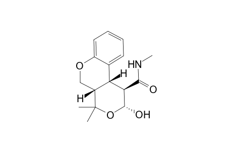 (1R,2R,4aS,10bS)-2-hydroxy-N,4,4-trimethyl-2,4a,5,10b-tetrahydro-1H-pyrano[3,4-c]chromene-1-carboxamide