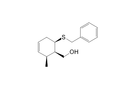 ((1R,2S,6R)-6-Benzylsulfanyl-2-methyl-cyclohex-3-enyl)-methanol